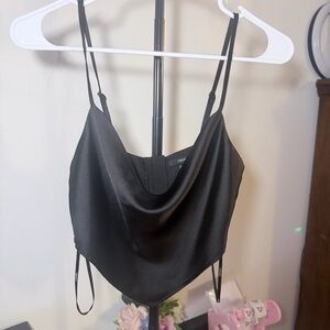 Forever 21 Black Satin Camisole